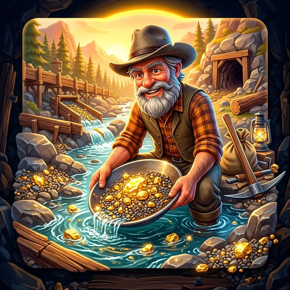 Gold Rush slot på Holyluck Casino