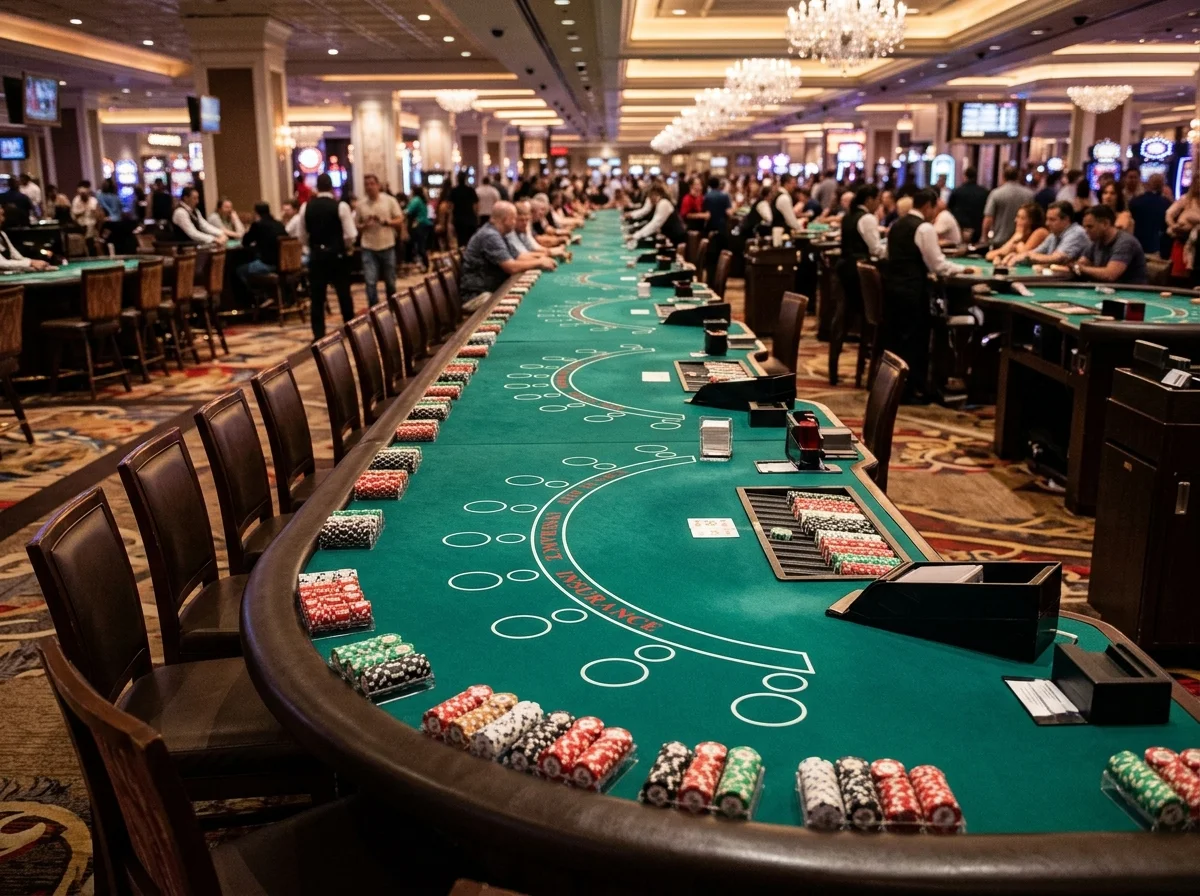 Infinite Blackjack live bord på Holyluck Casino
